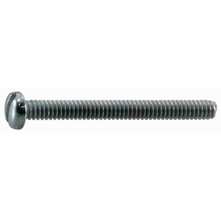 Midwest Fastener #3-48 x 1 in Slotted Pan Machine Screw, Zinc Plated Steel, 20 PK 930497